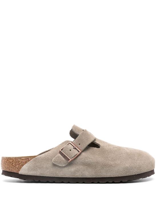 26FW 버켄스탁 보스턴 소프트 풋베드 뮬 560773 TAUPE
