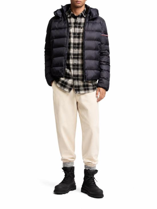 26FW 몽클레어 래븐락 후드 쇼트 다운 재킷 L20911A00141 599Q0780 NAVY - MONCLER