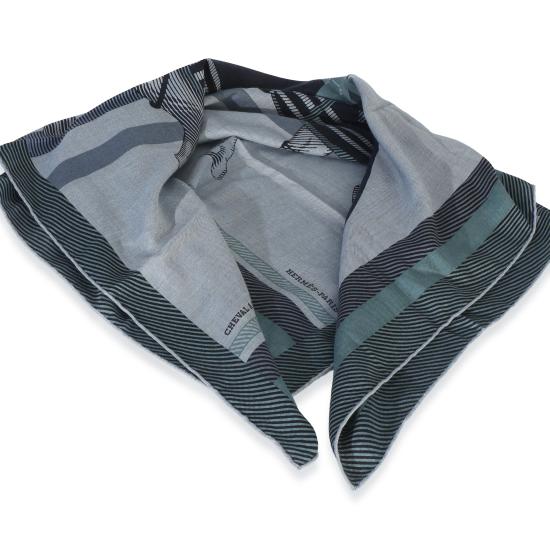  에르메스 머플러/스카프 01a01542 ee1a 75f5 9b92 9cf90c9b74fd BLUE - HERMES