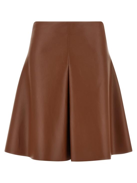 26FW 누드 롱 스커트 1103W2620353 Brown