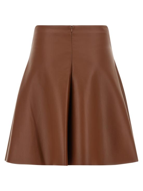 26FW 누드 롱 스커트 1103W2620353 Brown - NUDE