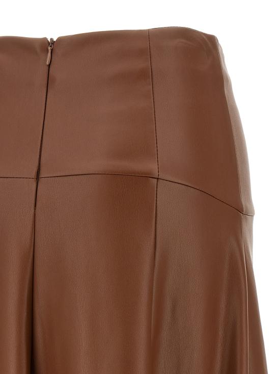 26FW 누드 미디 스커트 1103W2620053 Brown - NUDE