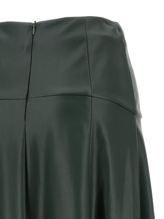 26FW 누드 미디 스커트 1103W26200234 Green - NUDE
