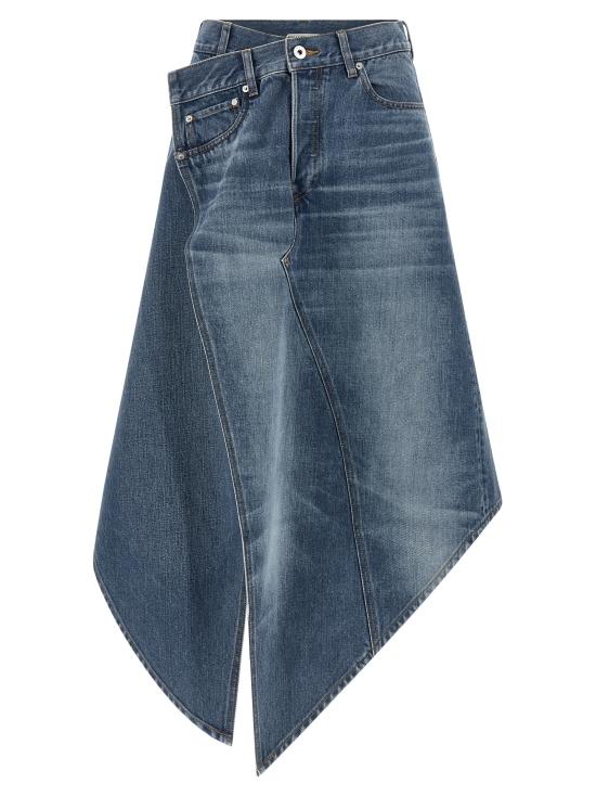 26FW JW앤더슨 미디 스커트 DK0030PG1978764 Blue
