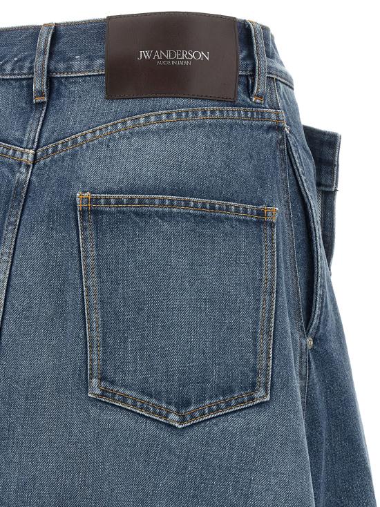 26FW JW앤더슨 미디 스커트 DK0030PG1978764 Blue - JW ANDERSON