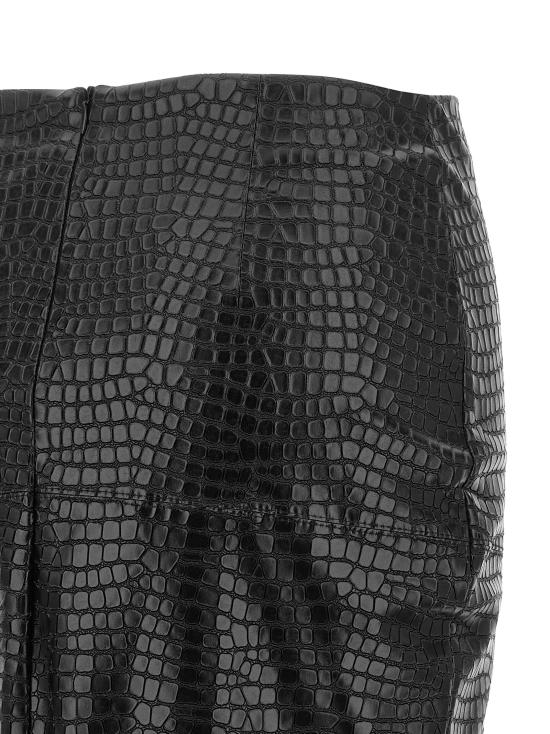 26FW 누드 미디 스커트 1103W2621309 Black - NUDE