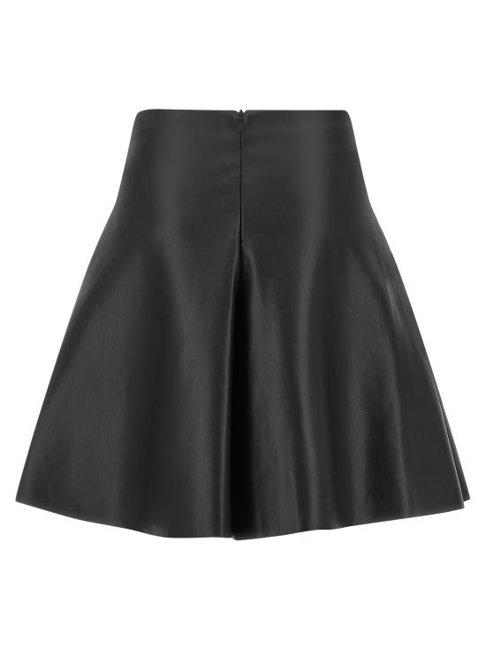26FW 누드 롱 스커트 1103W2620309 Black - NUDE
