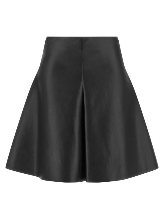 26FW 누드 롱 스커트 1103W2620309 Black