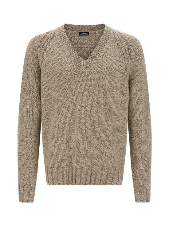  에르메네질도제냐 스웨터 01a03d6a debe 73be a4b8 dca83b5dc6ee BEIGE - ERMENEGILDO ZEGNA