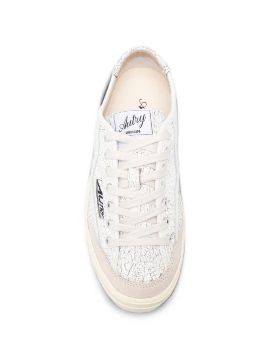 26FW 오트리 WINDSCAPE 로우 스니커즈 스웨이드 SCLW KJ01WHT SAND WHITE - AUTRY