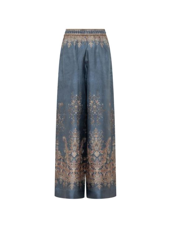 26FW 짐머만 스트레이트 팬츠 1111PF261 NAP NAVY PAISLEY - ZIMMERMANN