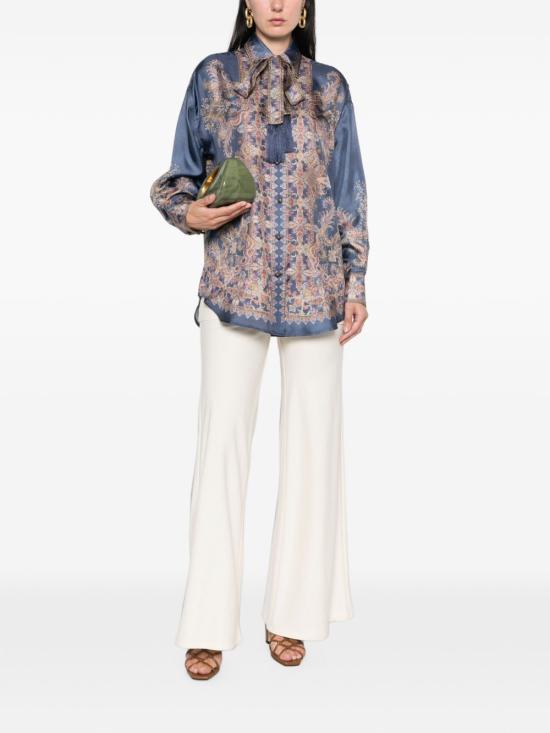 26FW 짐머만 셔츠 9676TF261 NAP NAVY PAISLEY - ZIMMERMANN