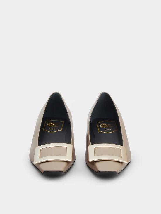26SS 로저비비에 플랫 슈즈 RVW00700920D1PC415 Beige - ROGER VIVIER