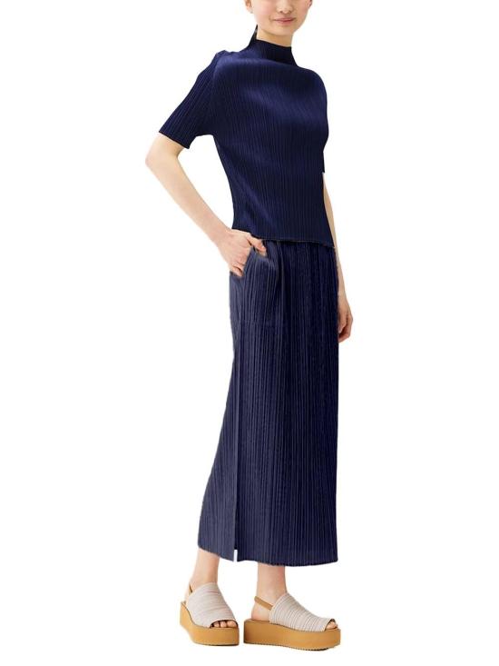  이세이 미야케 스커트 01a03d69 75f1 7f0d 86b1 0336ea400d6c NAVY - ISSEY MIYAKE
