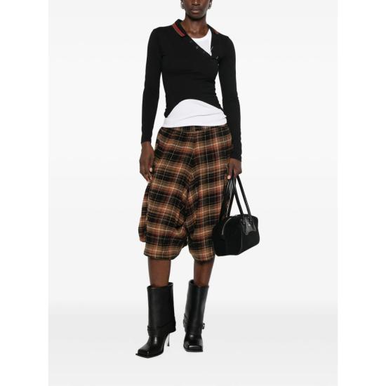 26FW 비비안웨스트우드 폴로 티셔츠 1H010007 J00AU N401 BLACK - VIVIENNE WESTWOOD