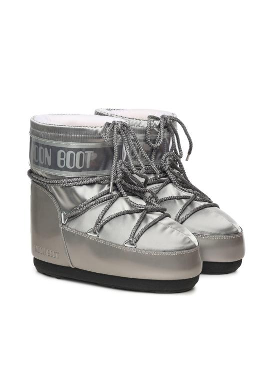 26FW 문부츠 아이콘 나일론 로우 부츠 80D1409350 H001 SILVER - MOON BOOT