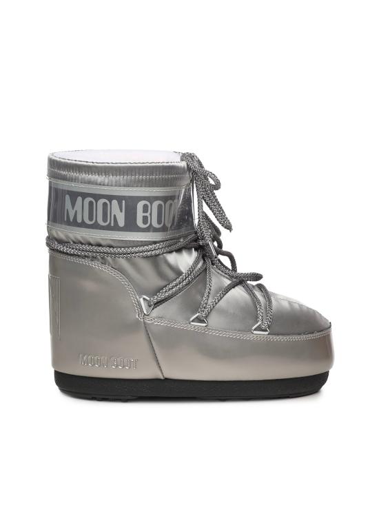 26FW 문부츠 아이콘 나일론 로우 부츠 80D1409350 H001 SILVER