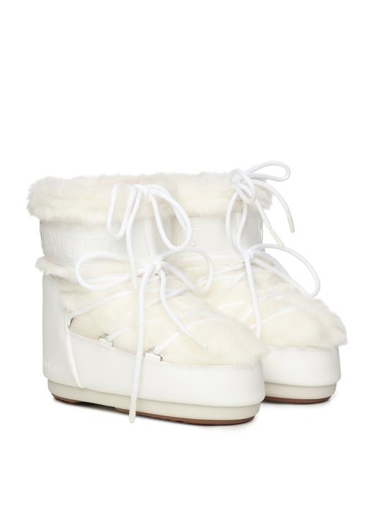 26FW 문부츠 아이콘 나일론 로우 부츠 80D1409390 A002 WHITE - MOON BOOT