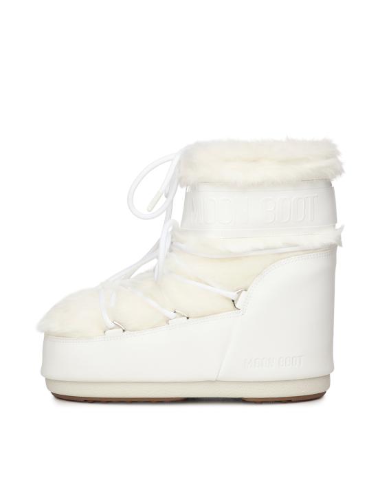 26FW 문부츠 아이콘 나일론 로우 부츠 80D1409390 A002 WHITE - MOON BOOT