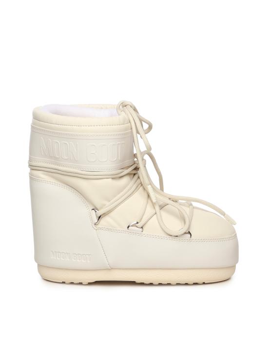 26FW 문부츠 아이콘 나일론 로우 부츠 80D1409380 L002 CREAM