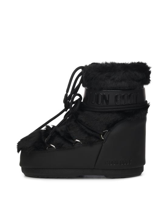 26FW 문부츠 아이콘 나일론 로우 부츠 80D1409390 N001 BLACK - MOON BOOT