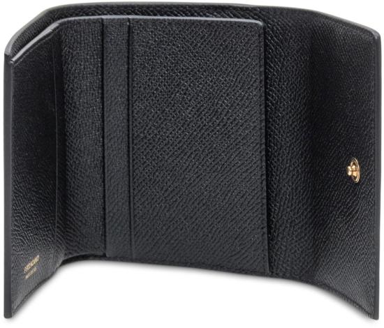 26FW 살바토레 페라가모 간치니 3폴드 반지갑 220862 779894 BLACK DOM - SALVATORE FERRAGAMO