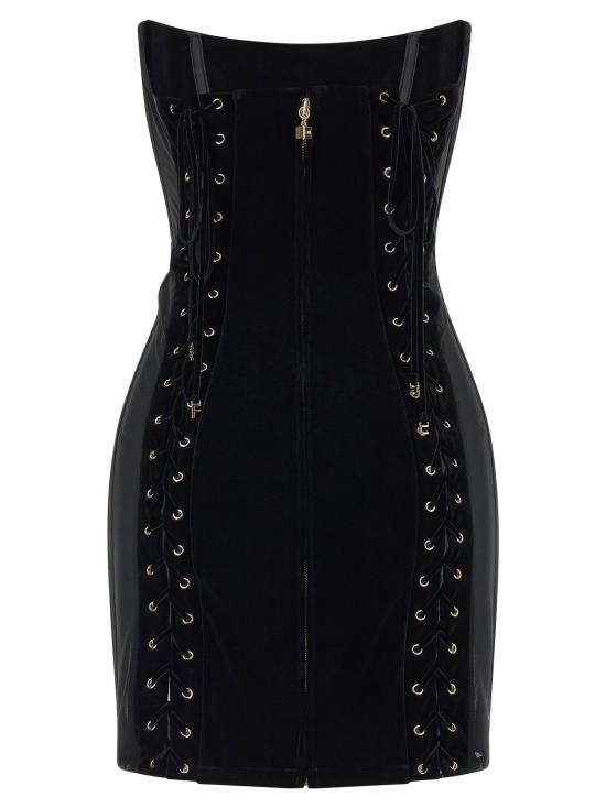 26FW 엘리자베타프랜치 원피스 코르셋 드레스 블랙 - ELISABETTA FRANCHI