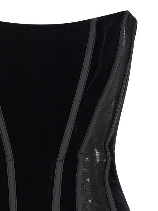 26FW 엘리자베타프랜치 원피스 코르셋 드레스 블랙 - ELISABETTA FRANCHI