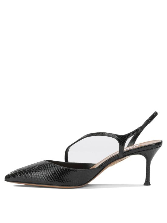 26FW 아쿠아주라 힐/펌프스 다이너스티 65mm 힐 슈즈 블랙 - AQUAZZURA