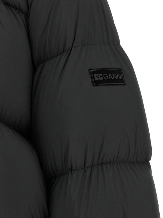 26FW 가니 패딩 퓨처 나일론 다운 재킷  재킷 그레이 - GANNI