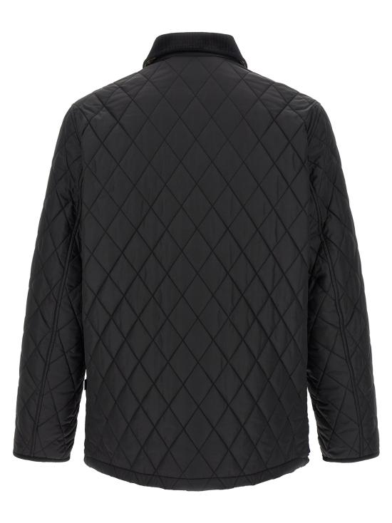 26FW 버버리 패딩 해딩턴  재킷 블랙 - BURBERRY