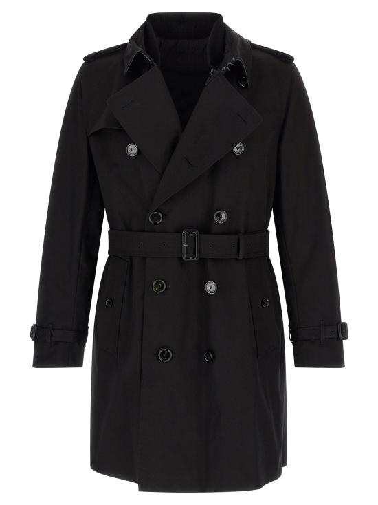 26FW 버버리 트렌치 코트 켄싱턴 코트 및  블랙 - BURBERRY