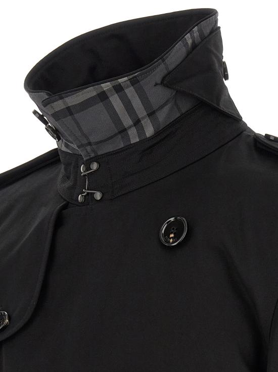 26FW 버버리 트렌치 코트 켄싱턴 코트 및  블랙 - BURBERRY