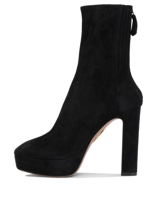 26FW 아쿠아주라 부츠 마틴 110mm  및 앵클  블랙 - AQUAZZURA