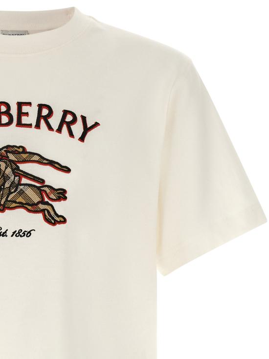 26FW 버버리 반팔 티셔츠 라이언 티셔츠 화이트 - BURBERRY