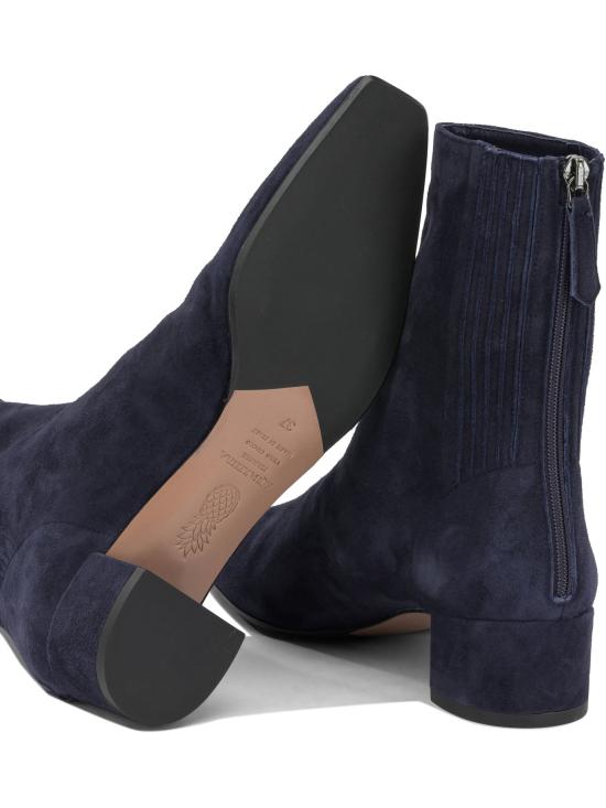 26FW 아쿠아주라 부츠 생토노레 35mm  및 앵클  블루 - AQUAZZURA
