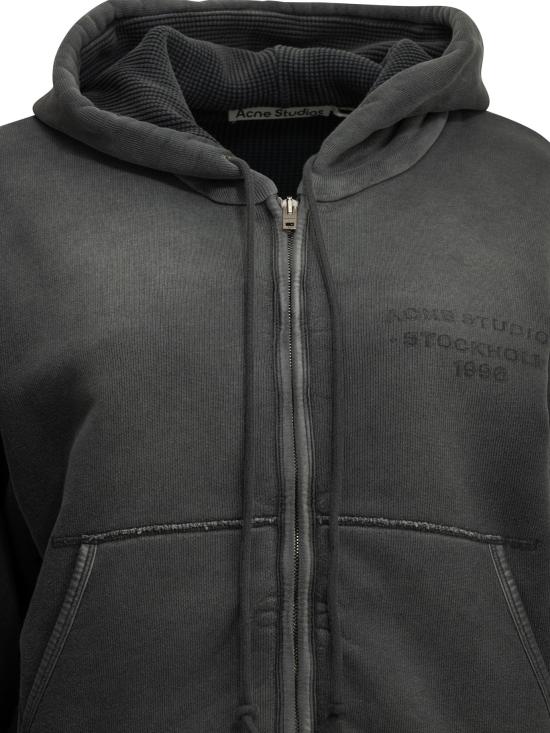 26FW 아크네 스튜디오 긴팔 티셔츠 회색 스웨트셔츠 - ACNE STUDIOS