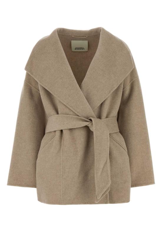 26FW 이자벨마랑 코트 MA0580FAD3D03I 23SD Beige o Tan