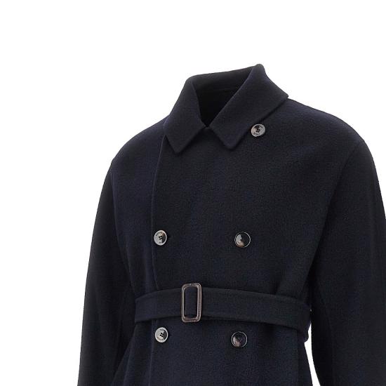 26FW 엠포리오 아르마니 코트 EM006227AF27264 Blue - EMPORIO ARMANI