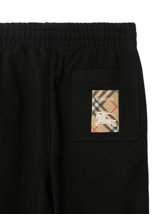  버버리 트레이닝/조거 팬츠 01a03d69 f2ce 74e3 a350 76b5f62fcf10 BLACK - BURBERRY