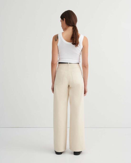  코우토우 데님 팬츠 세일러 진 에크루 데님 - KOWTOW
