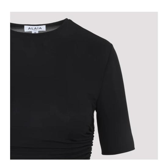  알라이아 폴로 티셔츠 019eccc8 f348 7b47 915d bb09d3ad6856 BLACK - ALAIA