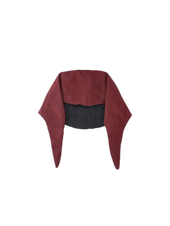  케이프 컨셉 모자 FOULARD IMBOTTITO CHIFFON 9023 RED