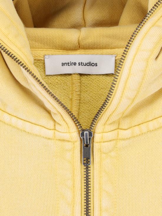 26FW 엔타이어 스튜디오 후드 티셔츠 ESFW26HO01012 8411 YELLOW - ENTIRE STUDIOS