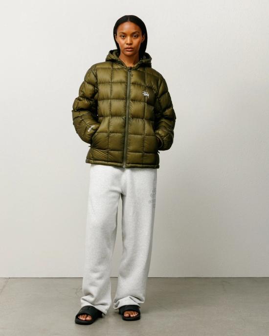 26FW 스투시 숏패딩 115856 0403 OLIVE - STUSSY