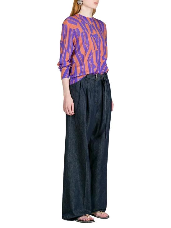  드리스 반 노튼 팬츠 01a03d6a 1d28 717f 9a4b 986928b9b804 INDIGO - DRIES VAN NOTEN