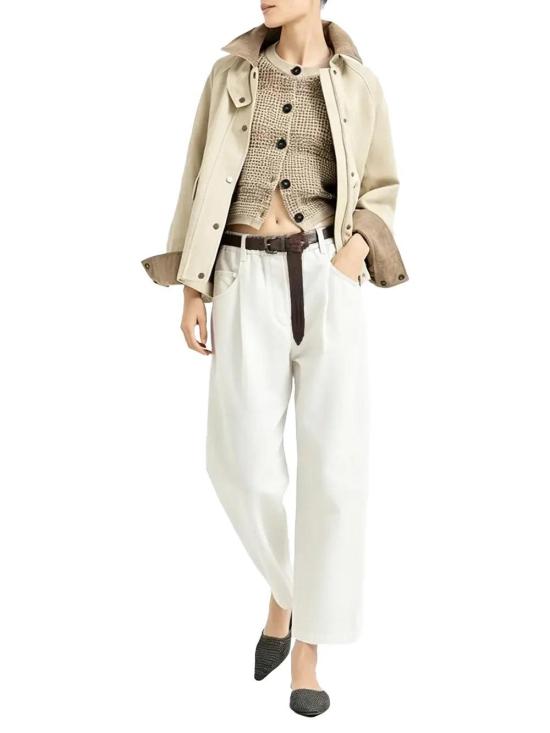  브루넬로 쿠치넬리 팬츠 01a03d6a 1491 7191 9861 669ec69b334c WHITE - BRUNELLO CUCINELLI