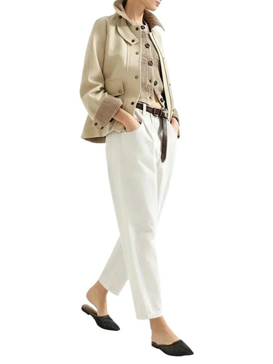  브루넬로 쿠치넬리 팬츠 01a03d6a 1491 7191 9861 669ec69b334c WHITE - BRUNELLO CUCINELLI