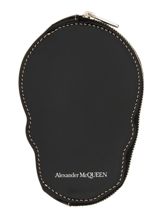  알렉산더 맥퀸 남성지갑 스컬 카드 홀더 블랙 - ALEXANDER MCQUEEN