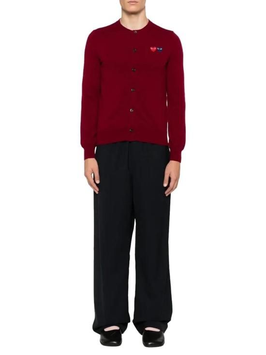  꼼데가르송 니트웨어 01a03d69 611c 71b1 9a95 08910ac24306 BURGUNDY - COMME DES GARCONS
